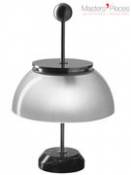 Lampe de table Masters' Pieces - Alfa / Base marbre - 1959 - Artemide blanc en métal