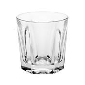 Lot de 6 verres à whisky 25 cl en cristal transparent