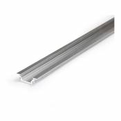 Miidex Lighting - Profilé aluminium brut rainure 14,4 mm x 2000 mm pour bandeau led