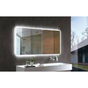 Miroir rectangulaire lumineux led en aluminium pour la salle de bain - 2073 - largeur sélectionnable 60 x 80 cm (de) - Bernstein