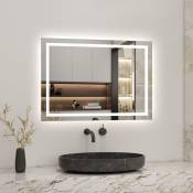 Miroir salle de bain led anti-buée, avec éclairage