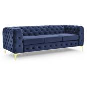 Mobilier Deco - darcy - Canapé chesterfield 3 places