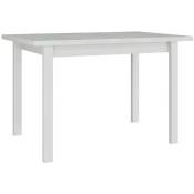 Mobilier1 - Table Victorville 111, Blanc, 78x70x120cm,