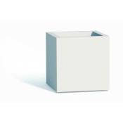 Monacis - Vase en polymère Cube cm. 40X40X40 Glace