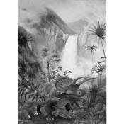 Papier peint panoramique Jurassic Waterfall - 200 x