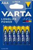Pile alcaline Varta Long-life Power AAA - LR03 - Pack