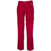 Planam - Pantalon Canvas 320 rouge/rouge Taille 50