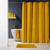 Rideau de douche avec illets clipsables - Ocre - 180 x 200 cm