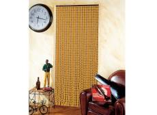 Rideau de porte en perles de bois - 90 x 200 cm - Morel