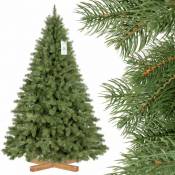 Sapin de Noël artificiel, Épicéa Royal Premium, matériel pu + pvc, socle en bois, 180cm, FT18-180 - Fairytrees