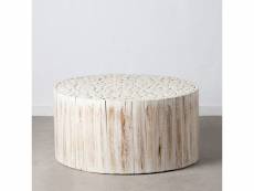 Table basse akar bois de teck 90 x 90 x 45 cm
