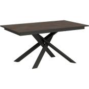 Table extensible 90x160/220 cm Ganty Noyer - Chant