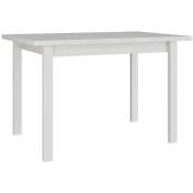 Table Victorville 111, Blanc, 78x70x120cm, Allongement,