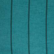Tissu aux fines rayures noires - Bleu - 1.5 m