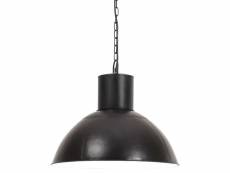Vidaxl lampe suspendue 25 w noir rond 48 cm e27 320565