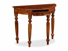 Vidaxl table console bois solide de sesham 90 x 40