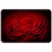 Violetpos Paillasson Rouge Rose Petal Fleurs Tapis