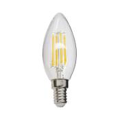 Xanlite - Ampoule à filament led flamme, culot E14, 4W cons. (40W eq.), lumière blanc chaud