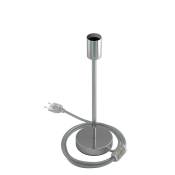 Alzaluce - Lampe de table en métal 30 cm - Chromé