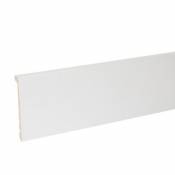 Couvre-plinthe MDF blanc 220 x 13 cm ép. 16 mm (vendue à la pièce)