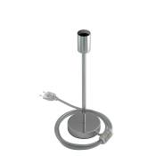 Creative Cables - Alzaluce - Lampe de table en métal 30 cm - Chromé - Chromé