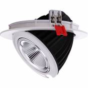 Downlight led 48W rond encastrable et inclinable lifud Driver samsung chip Blanc Froid - Blanc Froid