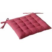 Enjoy Home - Assise matelassée 38 x 38 x 3 cm lola 100% coton coloris rose blush