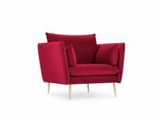 Fauteuil "agate", 1 place, rouge, velours MIC_ARM_2_F1_AGATE9