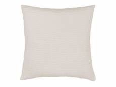 Heckett &amp; lane uday housse de coussin - 100% polyester - 50x50 cm - blanc SMUL201124101