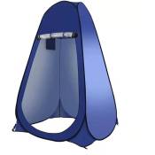 La tente de confidentialité pop-up portable convient à la douche extérieure, au dressing, au parasol et aux toilettes de camping(bleu)