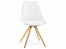 Paris prix - chaise design "boka" 83cm blanc