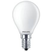 Philips - Lampe led lustre P45 E14 6,5 w 806 lm 2700°K dépoli