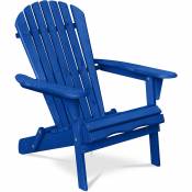 Privatefloor - Chaise de jardin Adirondack - Bois Bleu - Bois de pruche - Bleu