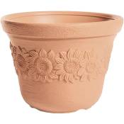 Prosperplast - Pot de Fleurs Sunny 8L, Terre Cuite, 35 cm - Terracuite