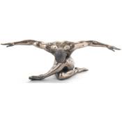 Signes Grimalt - Figurines en bronze Homme à bras ouverts en bronze en argent 17x44x14cm 51776 - grey