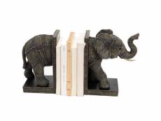 Stop-livres elephant en résine