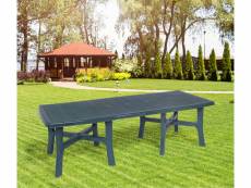 Table d'extérieur rectangulaire extensible, made in italy, 160x100x72 cm (fermé), couleur vert 8052773802871