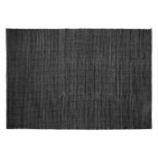 Tapis 100% laine noir 240 x 170 cm