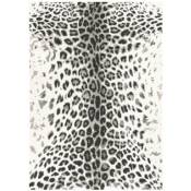 Tapis Bobochic Tapis poils ras meryl motif léopard 200x290 Imprimé léopard noir - Imprimé léopard noir