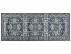 Tapis gris et bleu 80 x 200 cm kottar 333293