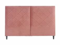 Tête de lit apolline 180cm velours rose