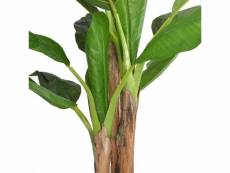 Vidaxl bananier artificiel avec pot 175 cm vert 244455