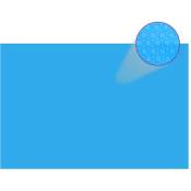 Vidaxl - Couverture de piscine rectangulaire 600x400 cm pe Bleu