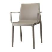 4 fauteuils jardin Chloé trend Scab Design Taupe