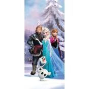 Ag Art - Poster porte La Reine des Neiges Disney Frozen intisse 90X202 cm