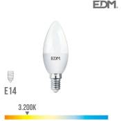 Ampoule LED E14 7W Bougie équivalent à 48W - Blanc Chaud 3200K