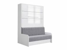 Armoire lit escamotable sofa automatica 140 cm façade