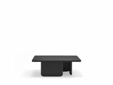 Arq - table basse carrée en bois - couleur - noir