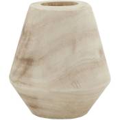 Aubry Gaspard - Vase décoratif en bois clair