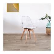 Designetsamaison - Chaise scandinave transparente -
